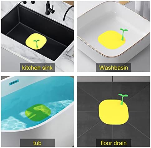 MoriAction Floor Drain Cover 14x14cm Silicone Hair Catcher