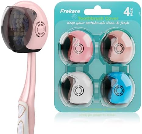 Frekare Helmet Toothbrush Covers 4 Pack