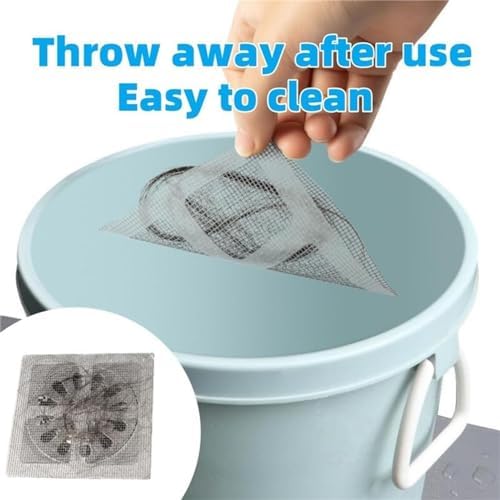 100Pcs Floor Drain Sticker with Hair Catcher