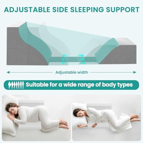 PulPalet Body Pillows - Adjustable Anti Snoring Support for Side Sleepers