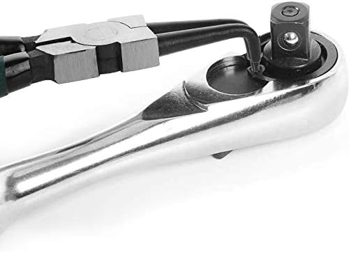 4-Piece 7-Inch Snap Ring Pliers Set for Heavy Duty Use