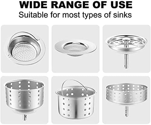 CNSZNAT 200 PCS Disposable Sink Strainer Mesh Bags