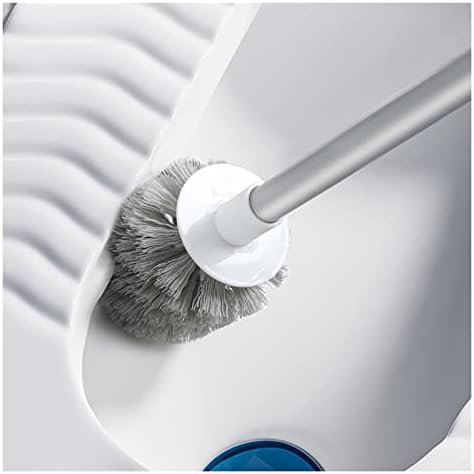 KIZQYN Toilet Brush Set with Soft Hair and Long Handle