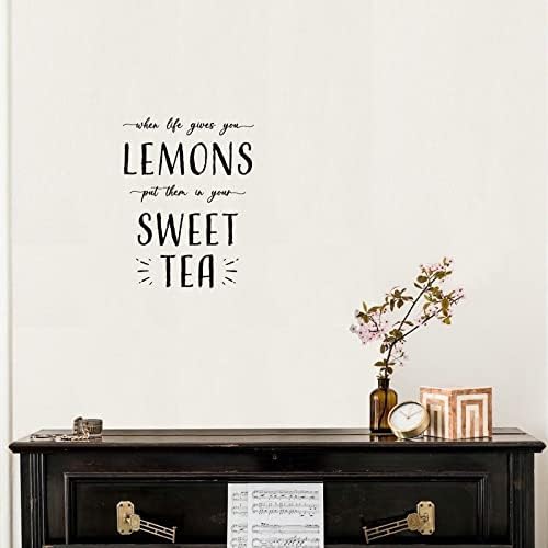 When Life Gives You Lemons Wall Decal 22in