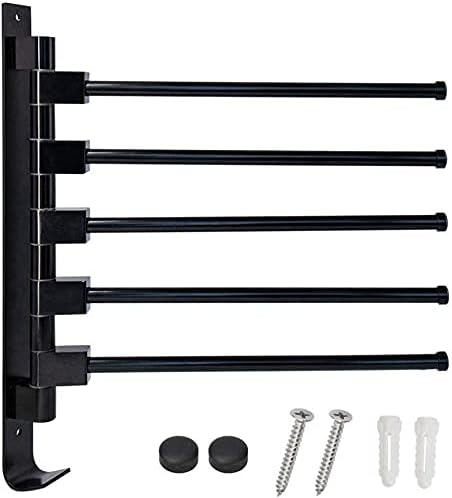 BOCbco Black Towel Rail for Bathroom and Kitchen