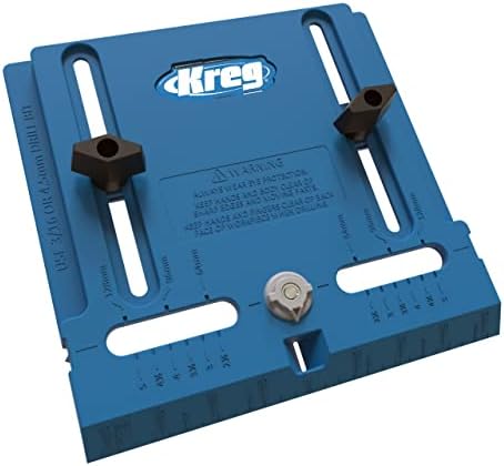 KREG KHI-Pull Cabinet Hardware Jig - Durable Drill Guides for Cabinet Handles
