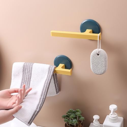 Gsycle Wall Mounted Towel Rack with Adhesive