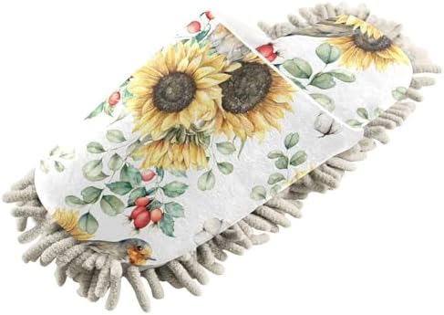 Sinestour Sunflower Mop Slippers for Floor Cleaning 1