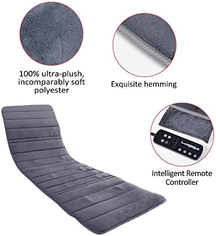 COMFIER Heated Massage Mat with 10 Motors Heat
