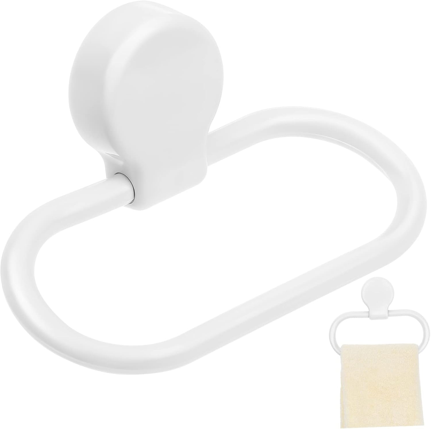 OSALADI Self-Adhesive Towel Holder Ring for Bathroom Kitchen 1