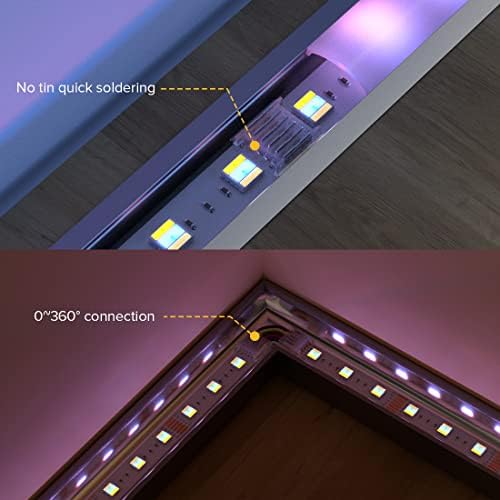BTF-LIGHTING SMD 6 Pin 12mm LED Strip Connector Kit