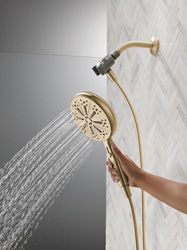 Delta 6-Spray SureDock Magnetic Shower Head Champagne Bronze 1