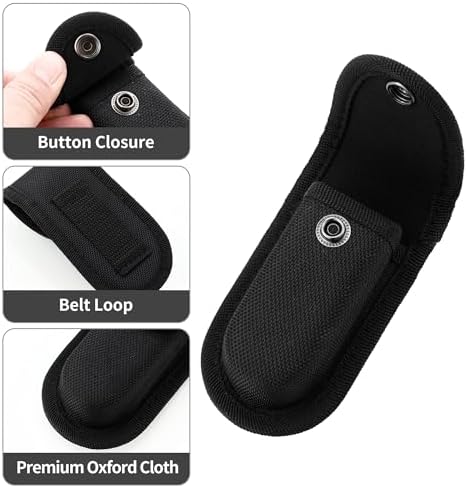 Timsec Nylon Knife Sheath with Snap Closure