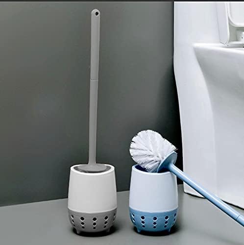 HomeCloud Toilet Brush with Holder and Drip Tray