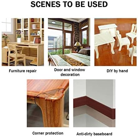 ECYC 224x17992 Inch Self Adhesive Wood Grain Repair Tape