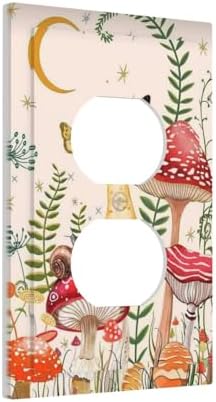 Nature Plant Botanical Wall Switch Cover 1 Gang Decorative