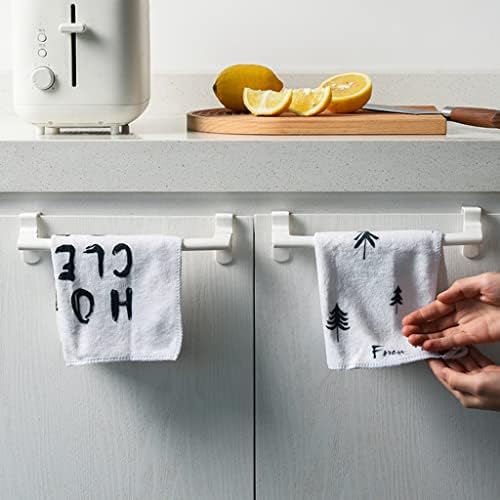 BOLOUY Towel Rack Over Door Holder for Bathroom Kitchen Cabinet
