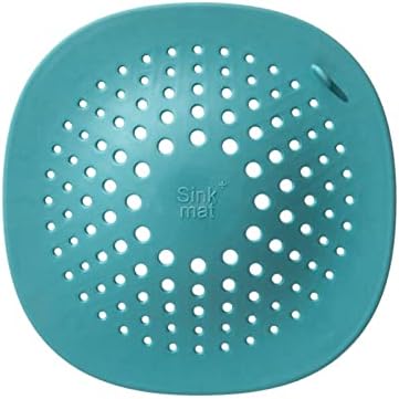 Square Drain Cover with 4 Suction Cups for Hair Catcher
