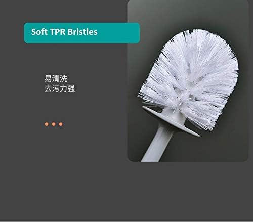 HomeCloud Toilet Brush with Holder and Drip Tray
