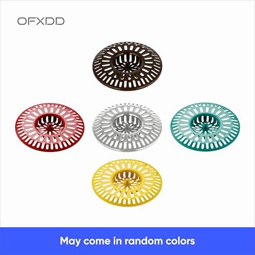 OFXDD Plastic Hair Stopper Basket for Bathroom Tub and Kitchen Sink