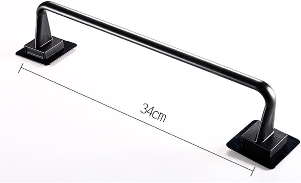 LIFKOME 34cm Plastic Towel Bar - Sturdy Waterproof Easy Install