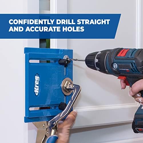 KREG KHI-Pull Cabinet Hardware Jig - Durable Drill Guides for Cabinet Handles