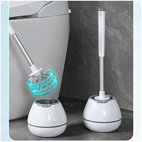 KIZQYN Toilet Brush Set with Soft Hair and Long Handle