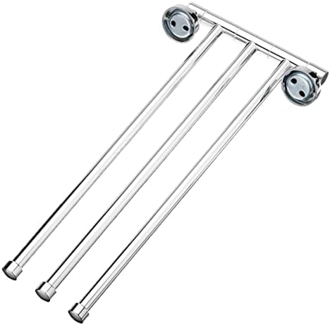 BOCbco 1Pc Stainless Steel Swivel 234 Arm Towel Rail