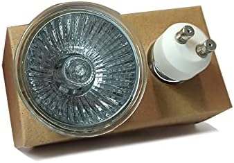 Elenhome 2pcs 50W GU10 Halogen Bulbs 2800K Warm White Dimmable