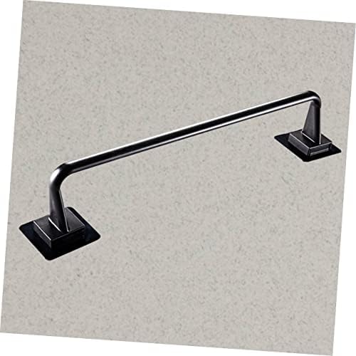 NUOBESTY Plastic Towel Bar Black