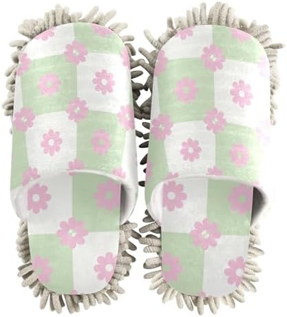 Kigai Microfiber Slippers with Pink Flowers