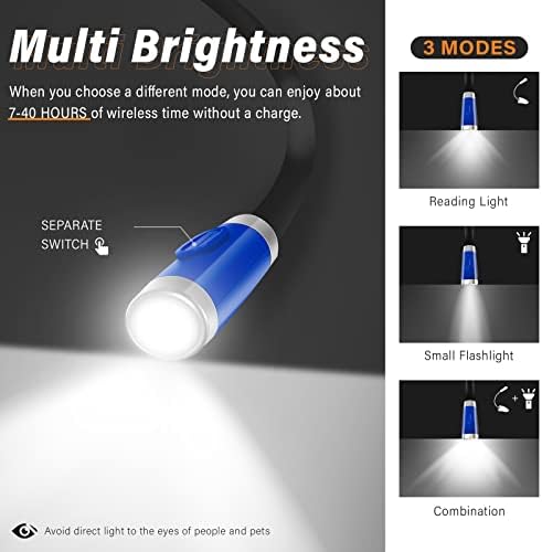 Vekkia Rechargeable LED Neck Light with 3 Brightness Levels