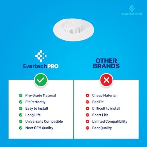 EvertechPRO PLB261021BK Hair Catcher Drain