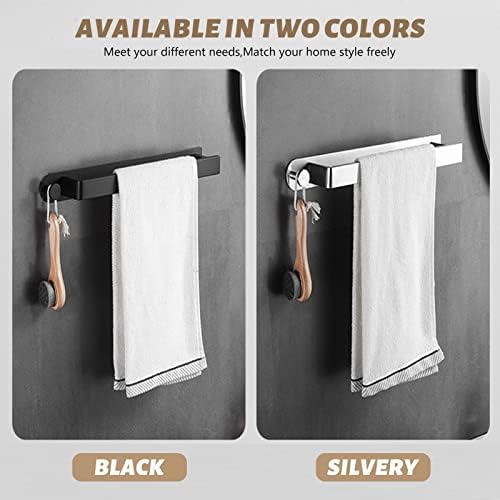 Qivine Wall Mounted Towel Rack with Hooks