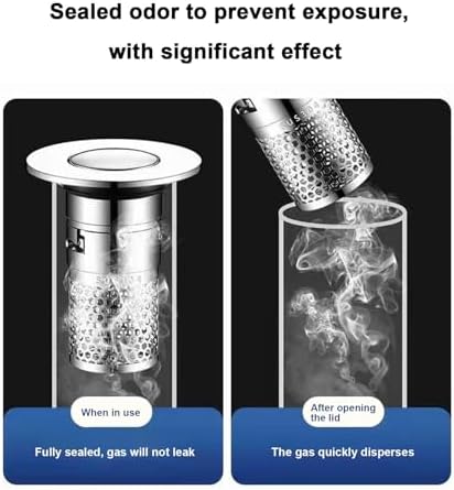 NureBe Pop-Up Drain Strainer with Rust-Proof Hair Catcher