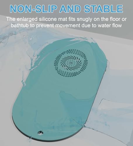 TAPPOP Hair Catcher 2 Pack for Shower Drain