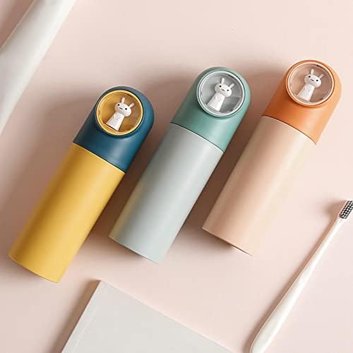 Travel Toothbrush Holder with Cover for Portability and Safety