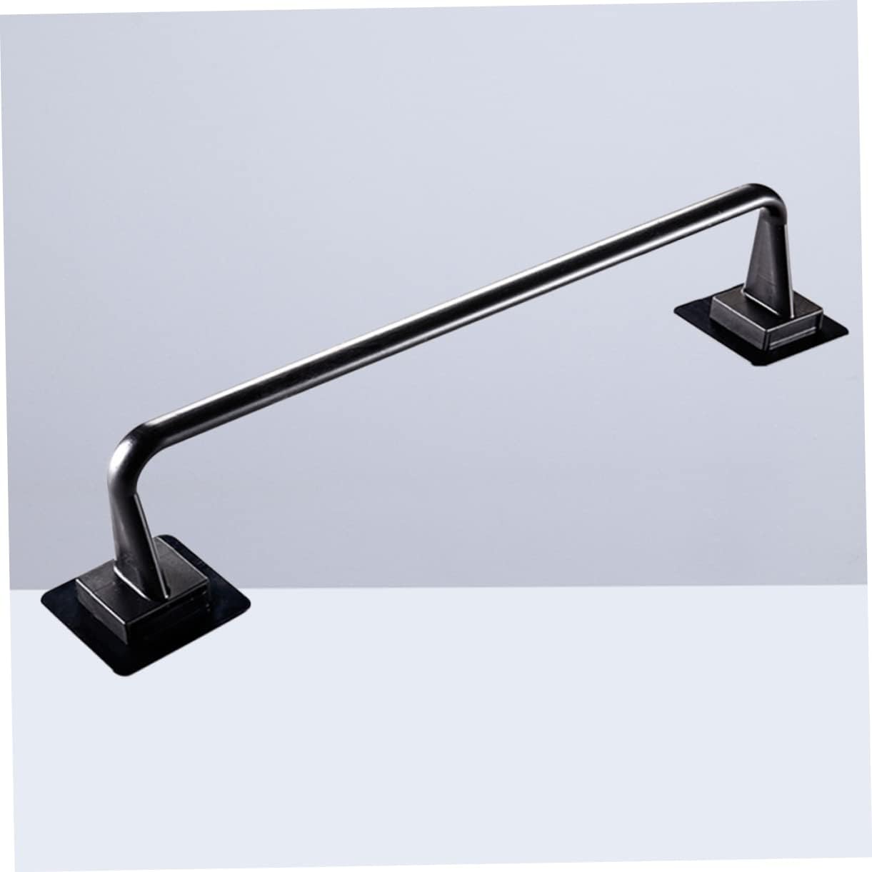 STOBOK Plastic Towel Bar Adhesive Bathroom Holder