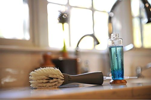 Full Circle FOMO Foam Soap Dish Brush Grey