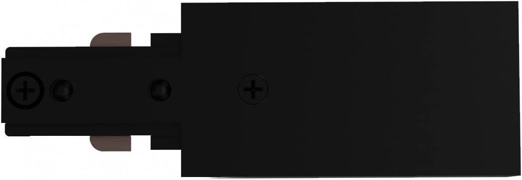 VEOLUX H Track Live End Connector in Black