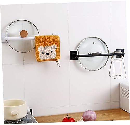 NUOBESTY Plastic Towel Bar Black