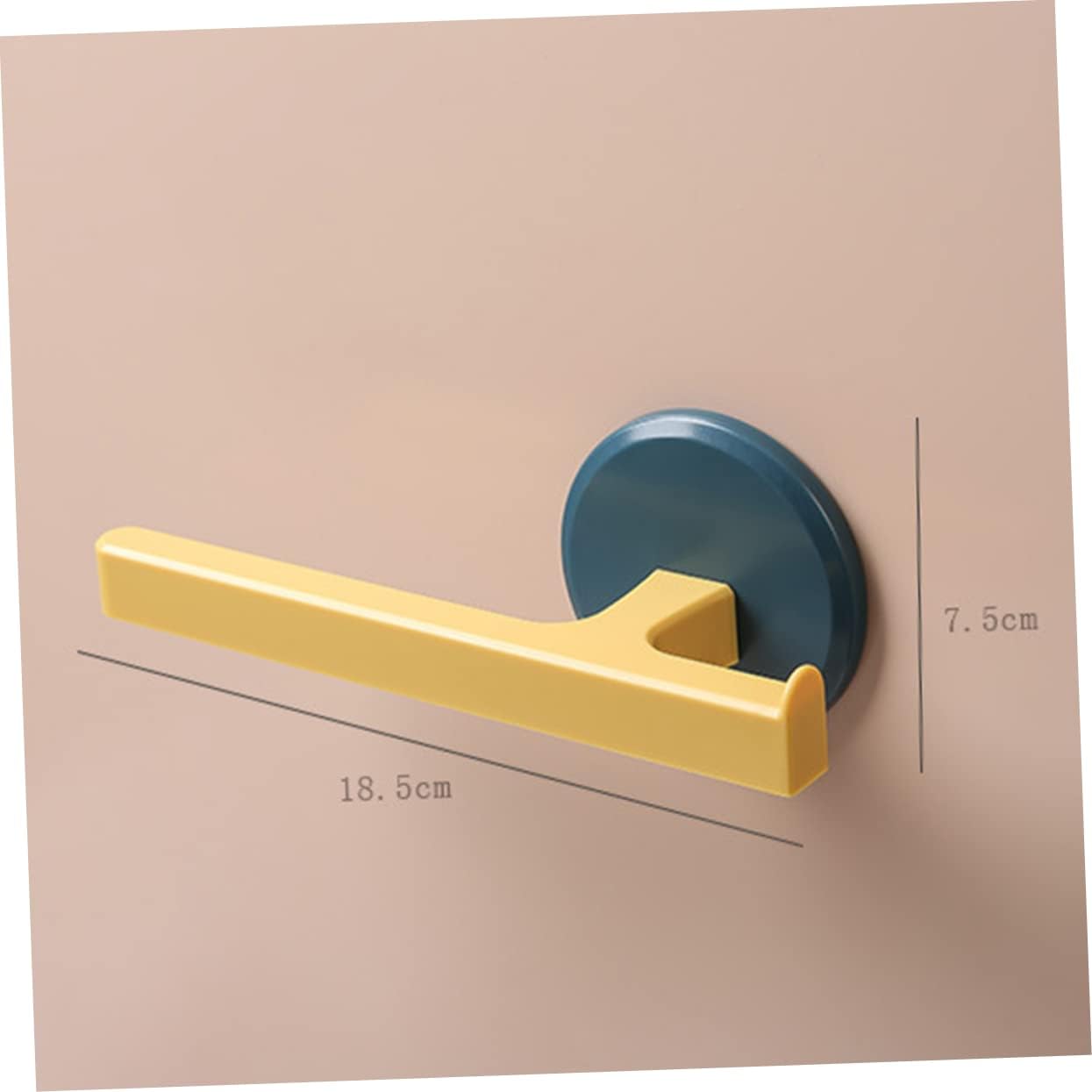 MAGICLULU 2Pcs Wall Mounted Towel Rack with Punch Design Blue