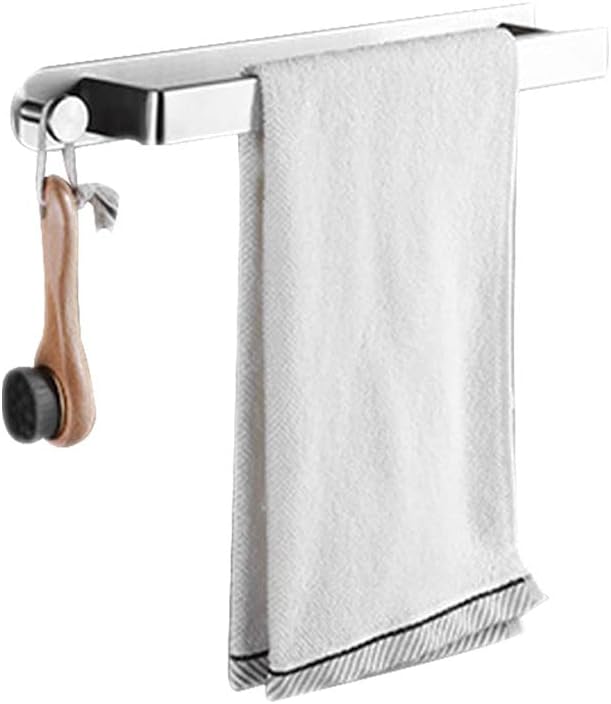 Qivine Wall Mounted Towel Rack with Hooks
