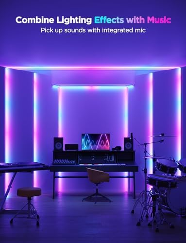 Govee 164ft RGBIC LED Strip Lights with Covers 1