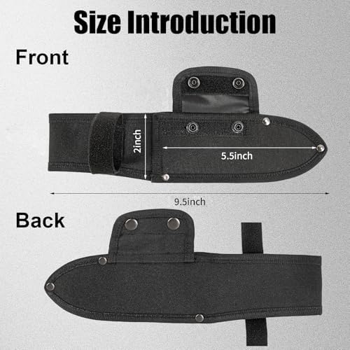 Baizoy Universal Knife Sheath - Black 55 x 2 Inch