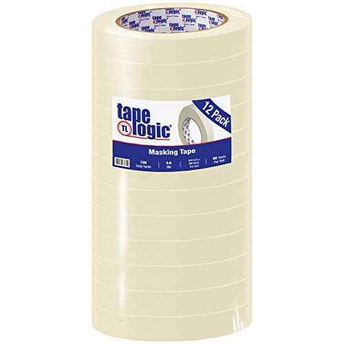 Tape Logic 2400 Masking Tape 34 x 60 Yards 12 Rolls