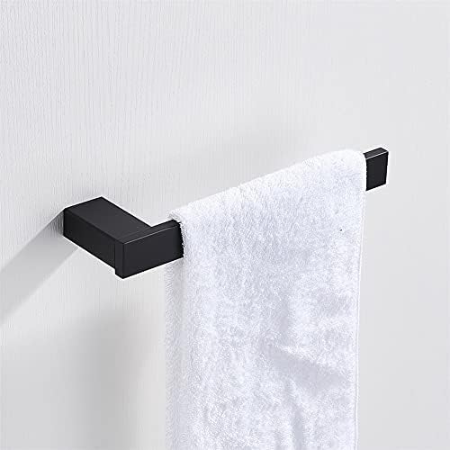 BOCbco Black Matte Towel Rail Wall Mount