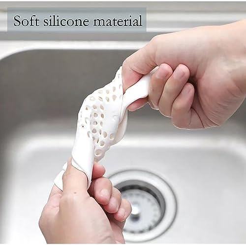 KYHSOM Round Shower Drain Cover 2 Pack Grey White