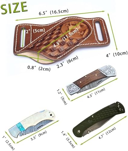 HOGIKUO Leather Knife Sheath for Belt