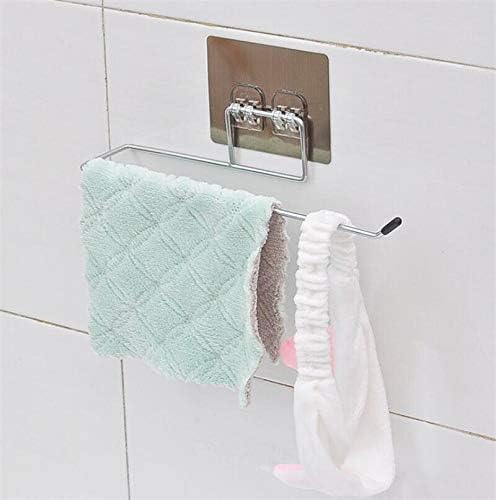 XENOTY Stainless Steel Towel Bar with Magic Adhesive Pad